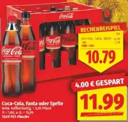 NP Discount Coca-Cola, Fanta oder Sprite Angebot