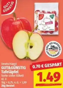 NP Discount GUT&GÜNSTIG Tafeläpfel Angebot