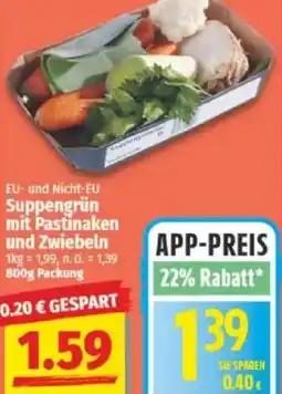 NP Discount Suppengrün mit Pastinaken und Zwiebeln Angebot