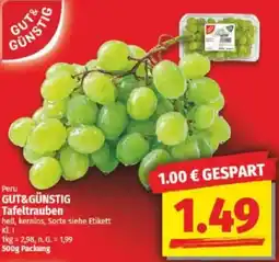 NP Discount GUT&GÜNSTIG Tafeltrauben Angebot