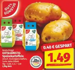 NP Discount GUT&GÜNSTIG Speisekartoffeln Angebot