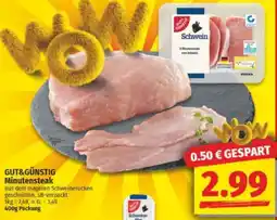 NP Discount GUT&GÜNSTIG Minutensteak Angebot