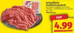 NP Discount GUT&GÜNSTIG Hackfleisch gemischt Angebot