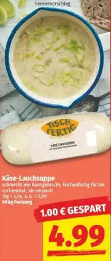 NP Discount Käse-Lauchsuppe Angebot