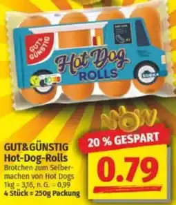 NP Discount GUT&GÜNSTIG Hot-Dog-Rolls Angebot