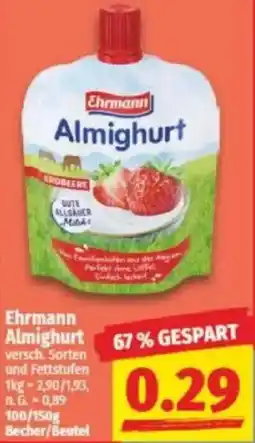 NP Discount Ehrmann Almighurt Angebot