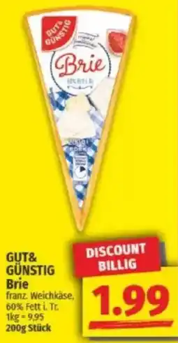 NP Discount GUT& GÜNSTIG Brie Angebot