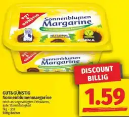 NP Discount GUT&GÜNSTIG Sonnenblumenmargarine Angebot