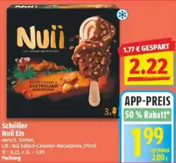 NP Discount Schöller Nuii Eis Angebot