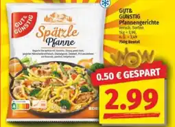 NP Discount GUT& GÜNSTIG Pfannengerichte Angebot
