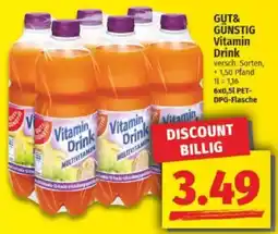 NP Discount GUT& GÜNSTIG Vitamin Drink Angebot