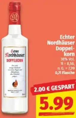 NP Discount Echter Nordhäuser Doppelkorn Angebot