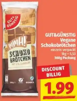 NP Discount GUT&GÜNSTIG Vegane Schokobrötchen Angebot