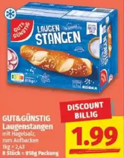 NP Discount GUT&GÜNSTIG Laugenstangen Angebot