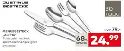 porta JUSTINUS BESTECKE Menuebesteck „alpha" Angebot