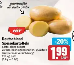 AEZ Deutschland Speisekartoffeln Angebot