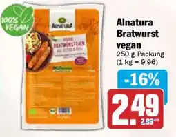 AEZ Alnatura Bratwurst vegan Angebot