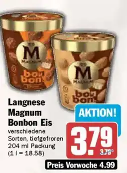 AEZ Langnese Magnum Bonbon Eis Angebot