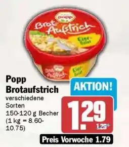 AEZ Popp Brotaufstrich Angebot