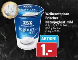 AEZ Weihenstephan Frischer Naturjoghurt mild Angebot