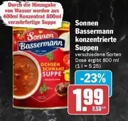 AEZ Sonnen Bassermann konzentrierte Suppen Angebot