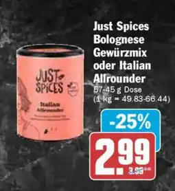 AEZ Just Spices Bolognese Gewürzmix oder Italian Allrounder Angebot