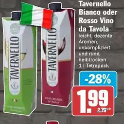 AEZ Tavernello Bianco oder Rosso Vino da Tavola Angebot