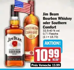 AEZ Jim Beam Bourbon Whiskey oder Southern Comfort Angebot