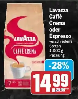 AEZ Lavazza Caffè Crema oder Espresso Angebot
