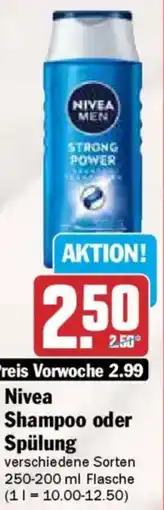 AEZ Nivea Shampoo oder Spülung Angebot