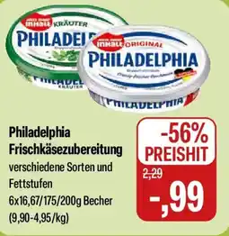 Feneberg Philadelphia 6x16,67/175/200g Becher Angebot