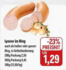 Feneberg METZGEREI FENEBERG Lyoner im Ring Angebot