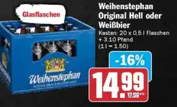 AEZ Weihenstephan Original Hell oder Weißbier Angebot