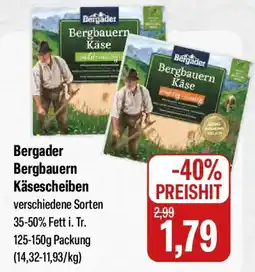 Feneberg Bergader Bergbauern Käsescheiben Angebot