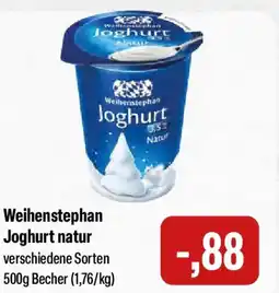 Feneberg Weihenstephan Joghurt natur Angebot
