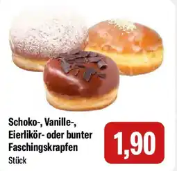 Feneberg Schoko-, Vanille-, Eierlikör- oder bunter Faschingskrapfen Angebot