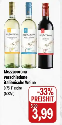 Feneberg Mezzacorona verschiedene italienische Weine Angebot