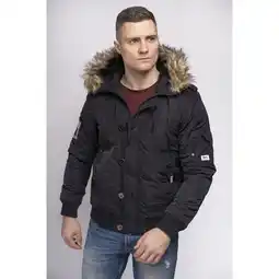 Netto Marken-Discount Lonsdale Herren Winterjacke mit Kapuze normale Passform JARRETH Angebot