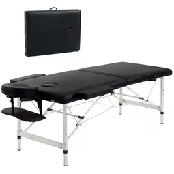 Netto Marken-Discount HOMCOM Massageliege Kunstleder, Aluminium Angebot