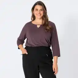 NKD Damen-Shirt in Mélange-Optik, große Größen Angebot