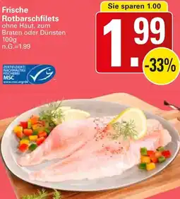 WEZ Frische Rotbarschfilets Angebot