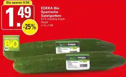 WEZ EDEKA Bio Spanische Salatgurken Angebot