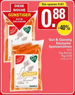 WEZ Gut & Günstig Deutsche Speisemöhren Angebot