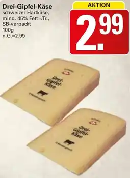 WEZ Drei-Gipfel-Käse Angebot