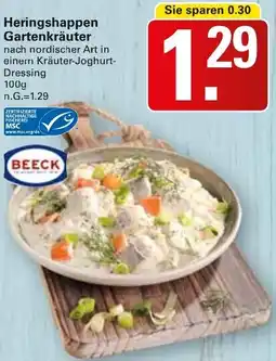 WEZ BEECK Heringshappen Gartenkräuter Angebot