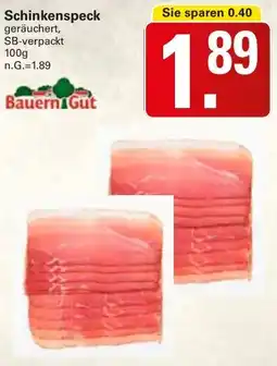 WEZ Bauern Gut Schinkenspeck Angebot