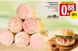 WEZ Bauern Gut Frischwurst Aufschnitt Angebot