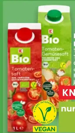 Kaufland K-Bio Bio-Saft vegan Angebot