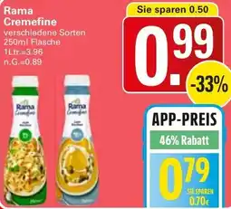 WEZ Rama Cremefine Angebot