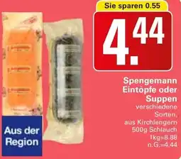 WEZ Spengemann Eintöpfe oder Suppen Angebot
